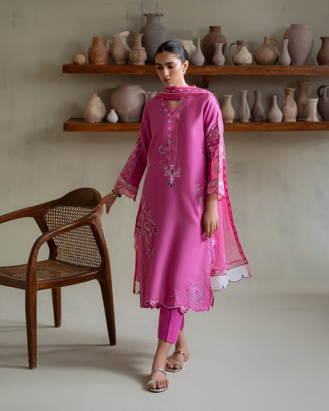 Launching on Saturday, 21st June, 2025 - 6 PM PKTOur Kai Pink radiates effortless poise and is a PAKISTANI KAI PINK DRESS - Image 1