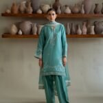 PAKISTANI COLETTE TEAL DRESS