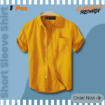 Premium Quality 100% Oxford Cotton Fabric Short Sleeve Shirt For Men's - Kathali.